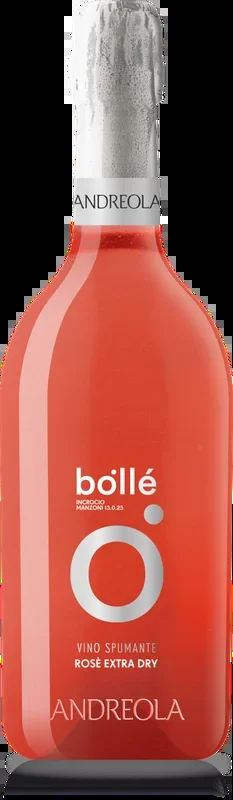 Andreola Bolle Rosè Extra Dry Sparkling Rosé, 0,75 l