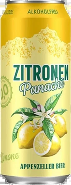 Appenzeller Zitronen Panaché Alkoholfrei – 6 x 50 cl Dose