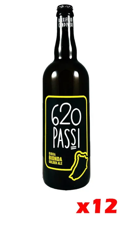Arsura Golden Ale Bionda 33cl – 620 Passi – Cassa da 12 Bott.