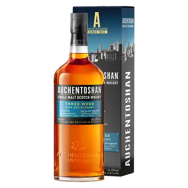 Auchentoshan Three Wood 0,7L 43% vol