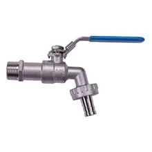 Auslaufkugelhahn 1/2″ AG Edelstahl