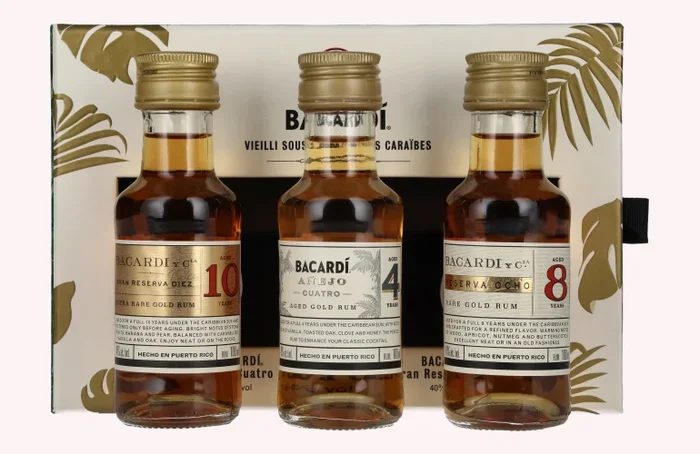 Bacardi DISCOVERY PACK 40% Vol. 3×0,1l in Geschenkbox