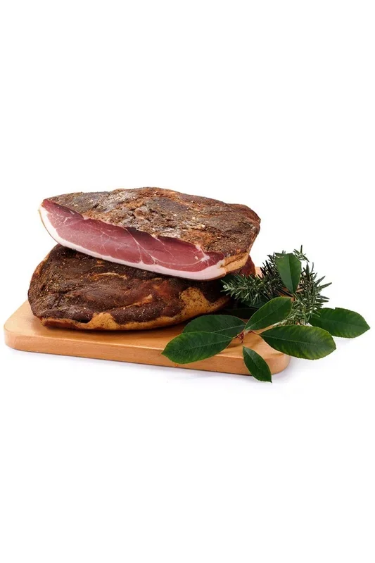 Bacon premium aged 9 months 1/2 ca. 2,5 kg vakuumed Butcher Trockne…