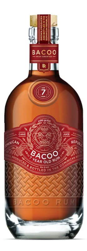 Bacoo Rum Anejo. 7 Jahre Fassreife. 0,7 L, 40 % vol.