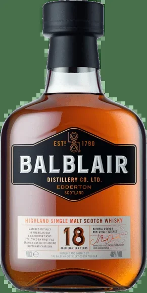 Balblair 18 Years Old Single Malt Scotch Whisky