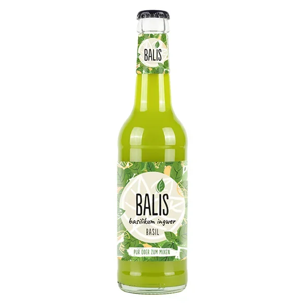 Balis Basilikum-Ingwer-Limonade 24×0,33L