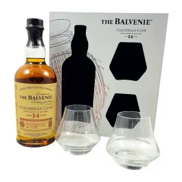 Balvenie Caribbean Cask + 2 Gläser Single Malt Scotch Whisky