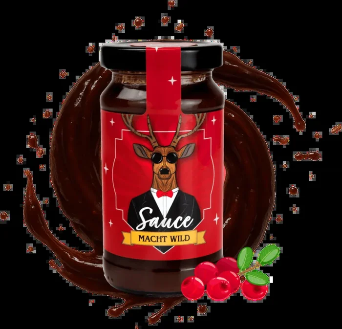 Barbecue sauce with wild cranberries Wild reindeer „Macht Wild“