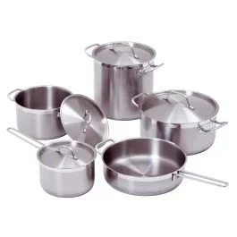 Bartscher 9 -teiliges Kochtopf – Set 4 Töpfe