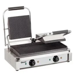 Bartscher Elektro Doppel Kontaktgrill Grillplatten