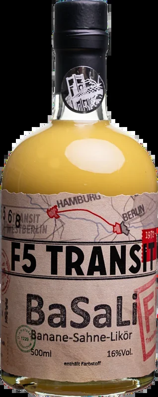BaSaLi Liqueur No. 5568 – Banana liqueur with cream – F5 Transit
