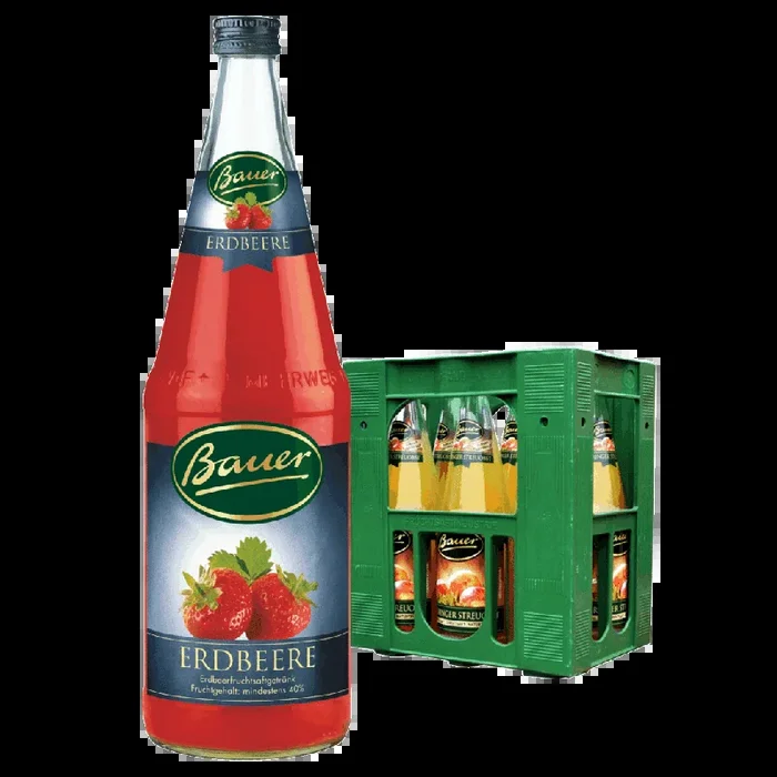 Bauer Erdbeere 6×1,0 l – tgh24 – Fachgroßhandel für Getränke