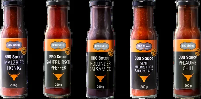 BBQ sauces 5s tasting package
