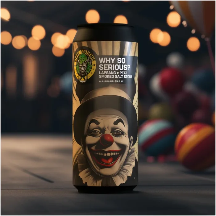 BEER UNDERGROUND WHY SO SERIOUS? LAPSANG X PEAT SMOKED SALT STOUT