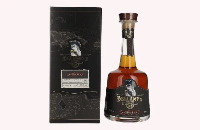Bellamy’s Reserve Rum MIZUNARA 48,4% Vol. 0,7l in Geschenkbox