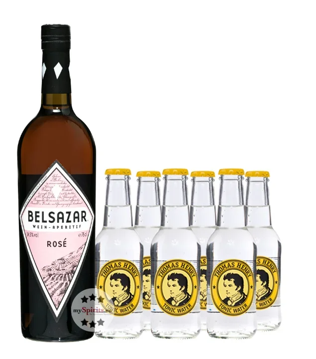 Belsazar Rosé Tonic Set + 6 x Thomas Henry Tonic Water