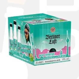 Berliner Luft Pfefferminz Likör 24 x 2cl Party Shot 18% vol