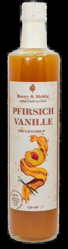 Berry & Sickle – Peach and vanilla fruit syrup