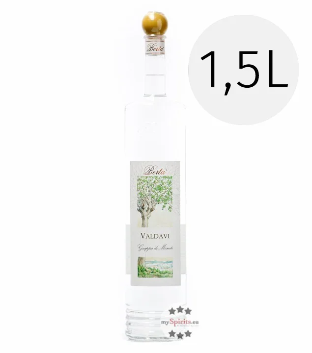 Berta ValdaviGrappa di Moscato 1,5 l Magnum