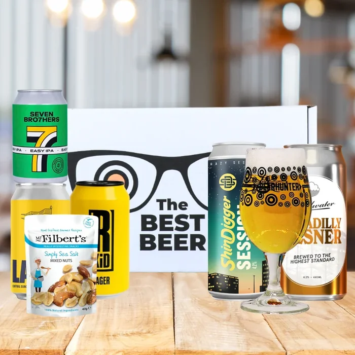 Best of Manchester Craft Beer 5 Can Gift Pack with Glass
