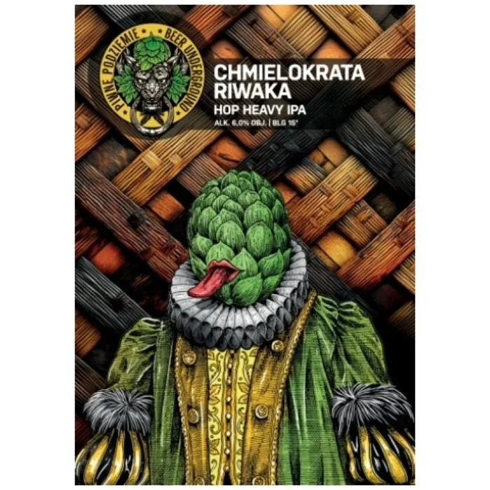 BIER UNDERGROUND CHMIELOKRATA RIWAKA – Hopfen Heavy IPA