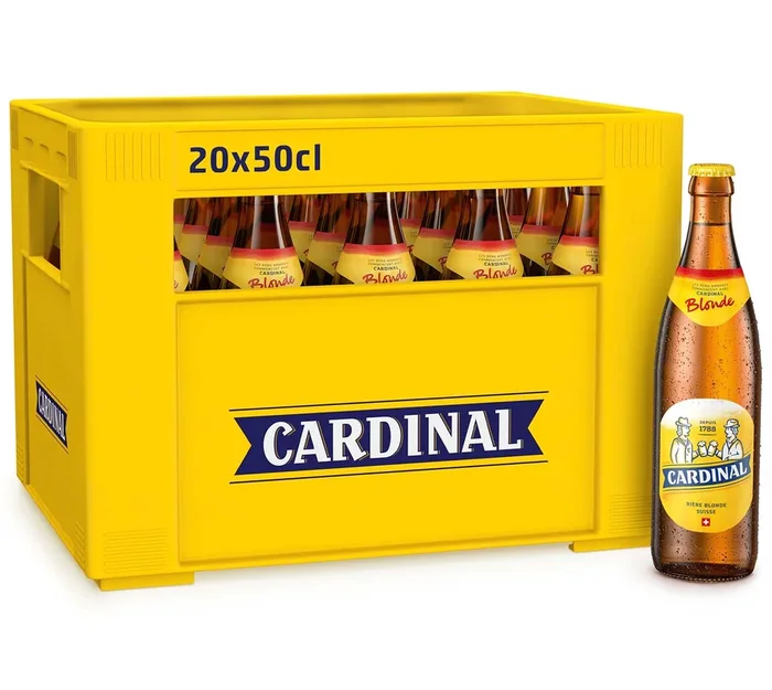 Bière blonde Cardinal 50 cl, 20 cartons | Achetez-la dès maintenant à la boutique