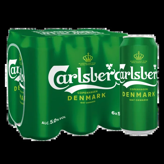 Bières Carlsberg 50 cl, pack de 6 | Achetez dès maintenant dans notre boutique