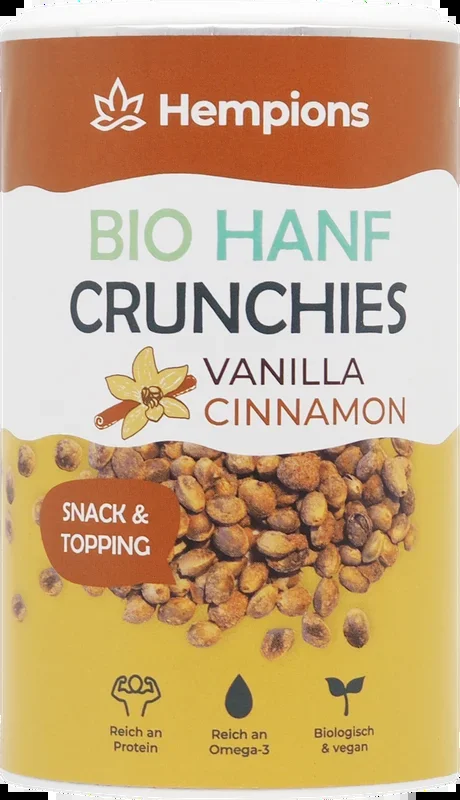 Bio Hanf Crunchies Vanilla Cinnamon