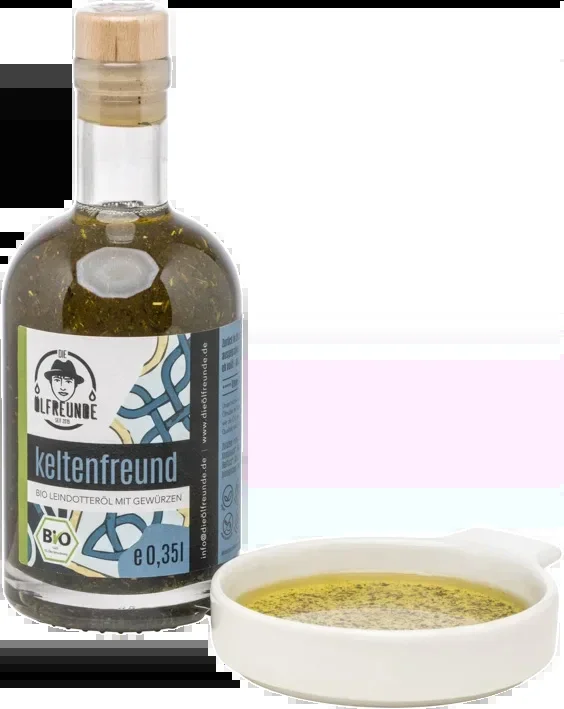 Bio Keltenfreund – Leindotteröl mit Gewürzen