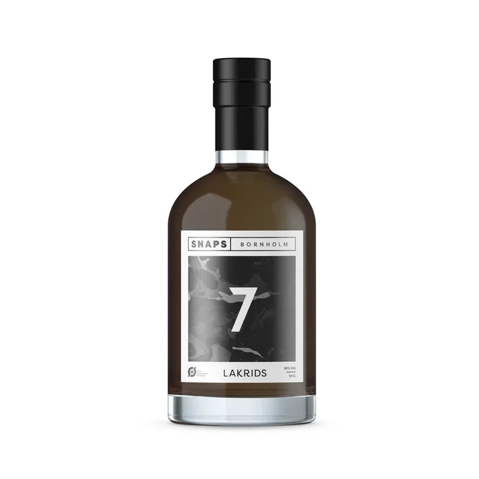 Bio Lakritz Schnaps „Bornholm No. 7“ . 0,5l, Alk. 40% Vol.