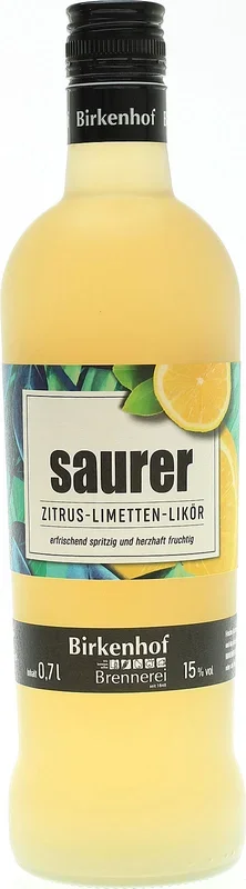 Birkenhof Saurer Lik�r 0,7 Liter 15 % Vol.