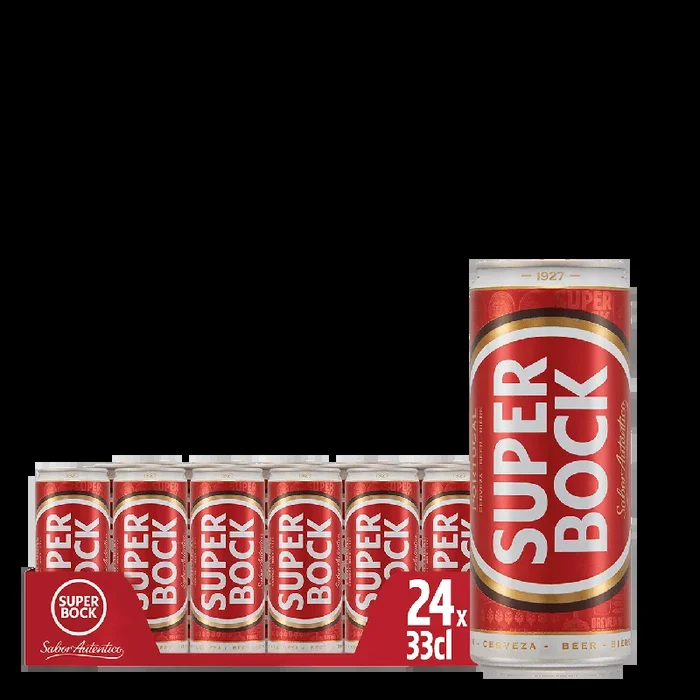 Birra Super Bock 33cl Confezione da 24 | Acquista ora nel nostro negozio di bevande