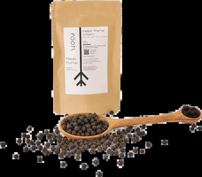 Black Kampot Pepper Refill Pack