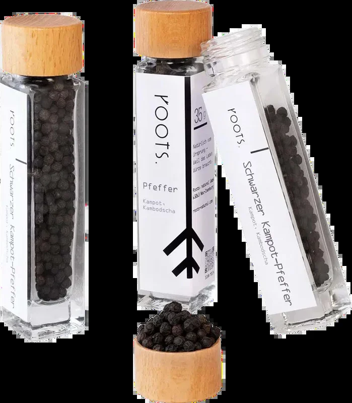 Black Kampot pepper