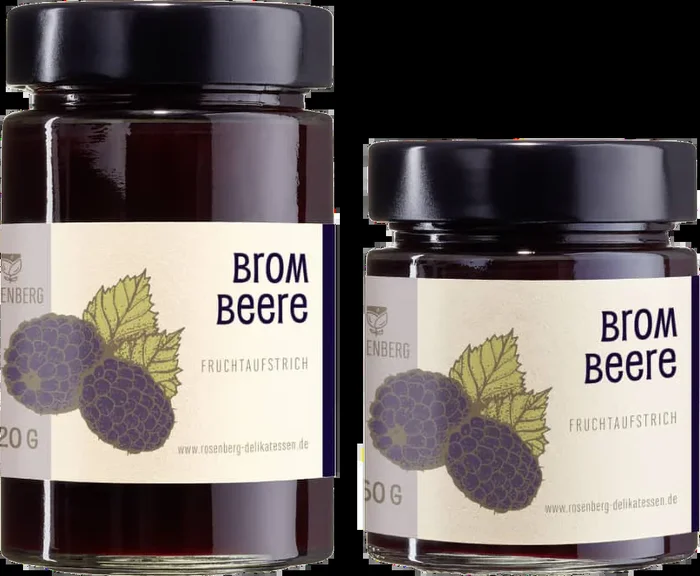 Blackberry organic fruit spread