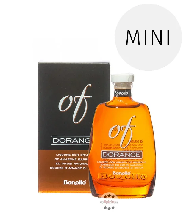 Bonollo Dorange Of Likör Miniatur 5cl