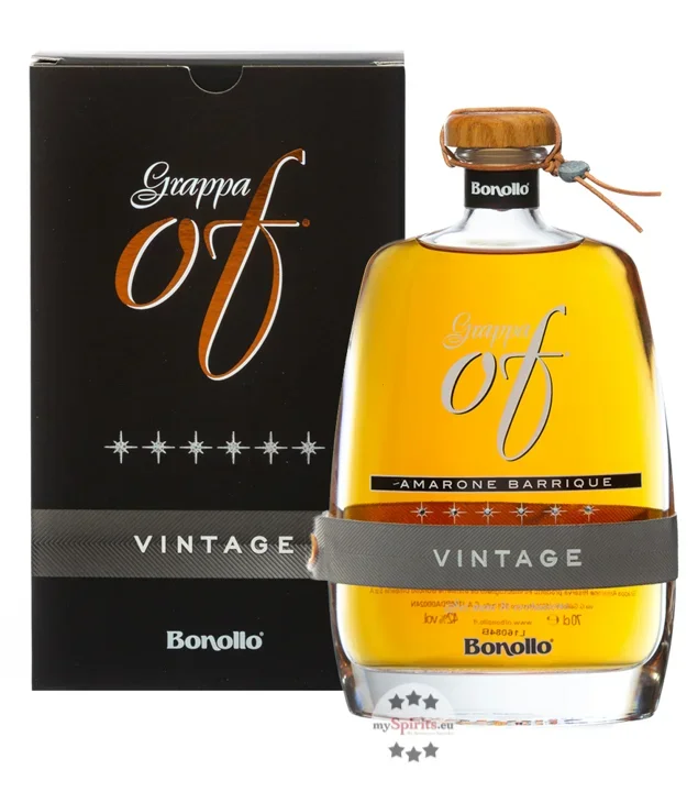 Bonollo Grappa of Vintage Sei Stelle Amarone Barrique