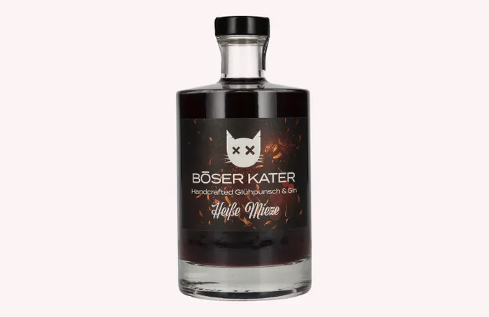BÖSER KATER Heiße Mieze Handcrafted Glühpunsch & Gin 17% Vol. 0,5l