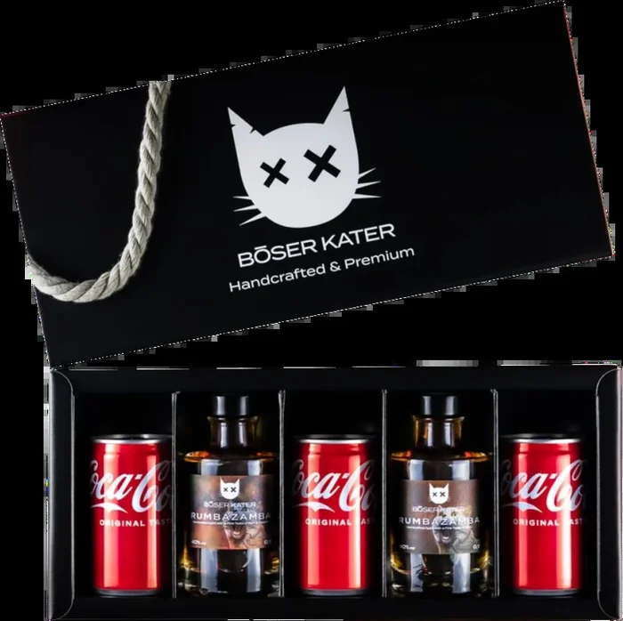 Böser Kater Rumbazamba Tasting Set (2x Rum + 3x Cola)