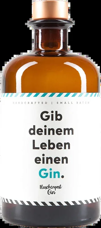 Bottle of gin – Edition „Give your life a gin“