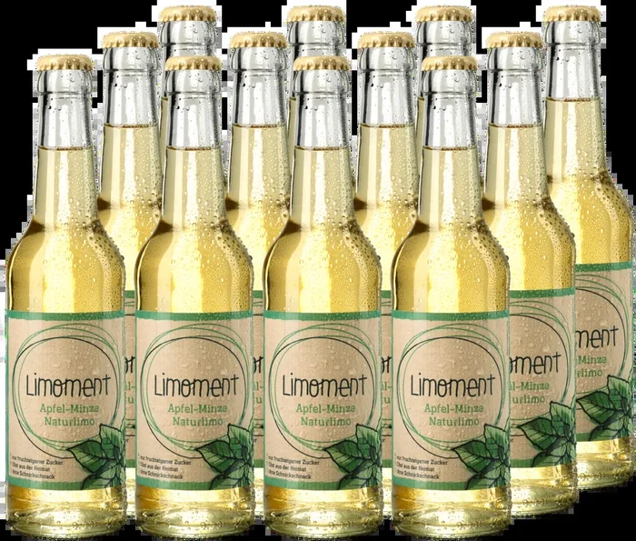 12er Box Limoment Apfel-Minze Naturlimo