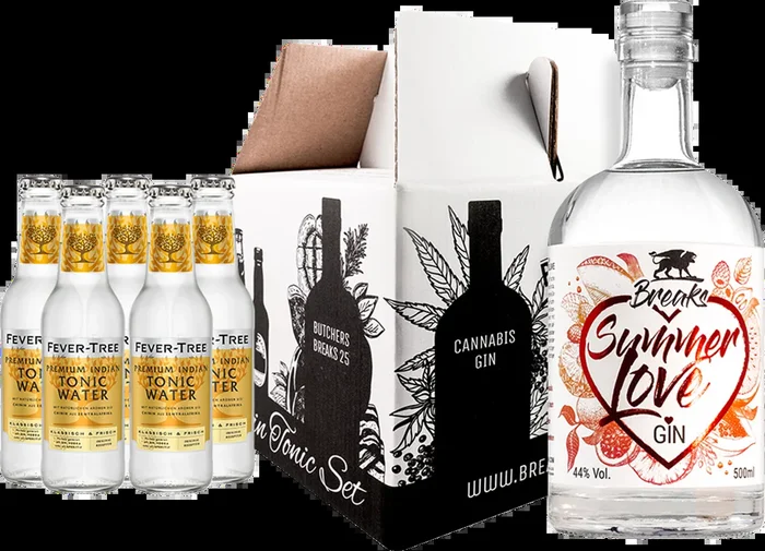 Breaks Gourmet Set Summer Love (1x Summer Gin + 5x Fever Tree Indian Tonic Water)