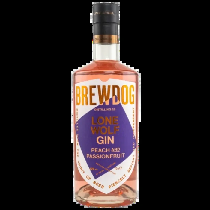 BrewDog LoneWolf Peach & Passionfruit Gin 40% 0,7l