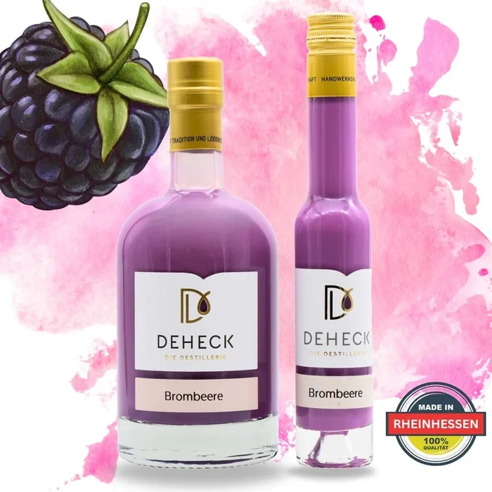 ? Brombeer Likör von DEHECK I Brombeer Sahnelikör zum Bestpreis ?