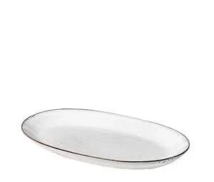 Broste Nordic Sand Platte oval 17 x 30 cm
