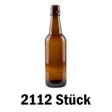 Bügelverschlussflasche 0,5 Liter, ohne Verschluss – 2112 Stück auf Palette