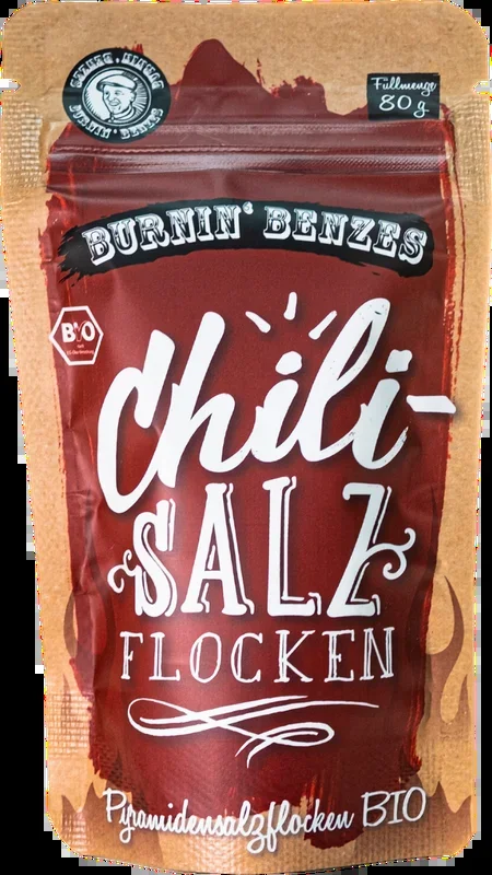 Burnin‘ Benzes Bio Chili-Salzflocken