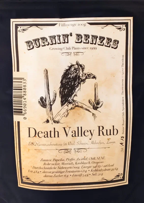 Burnin‘ Benzes Death Valley Rub – Gewürzmischung