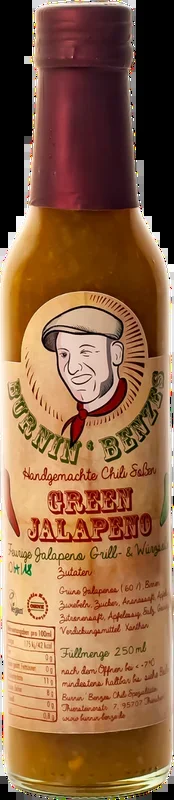 Burnin‘ Benzes Green Jalapeño Chilisauce