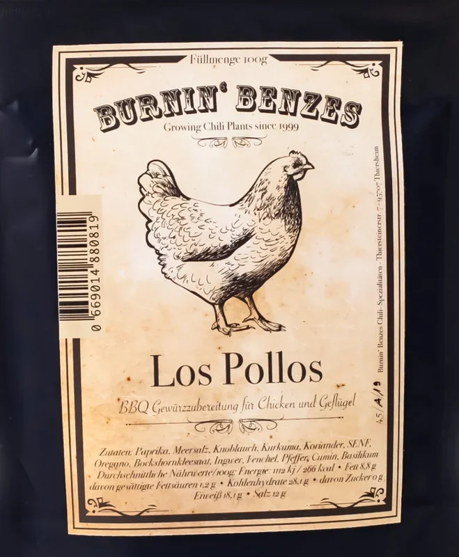 Burnin‘ Benzes Los Pollos – Spice mix